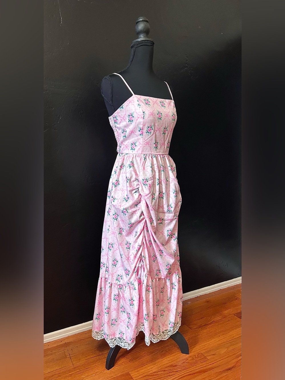 Coquette Pink Rose Dress